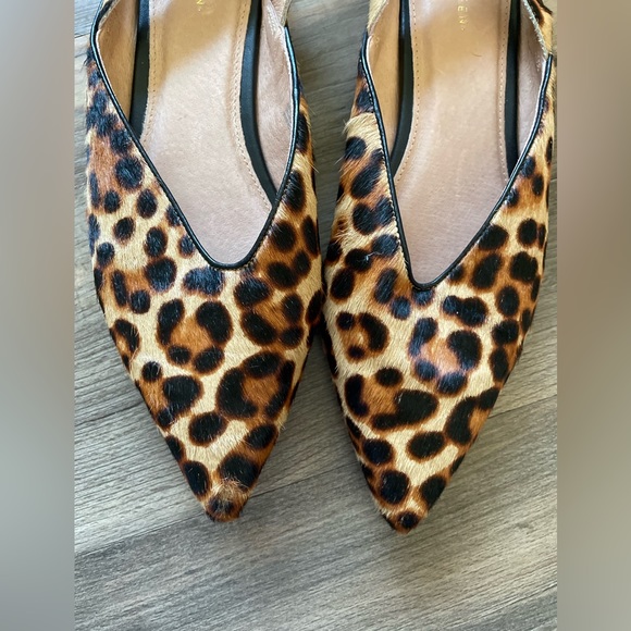 Nordstroms - halogen faux fur leopard slingbacks - Picture 4 of 9